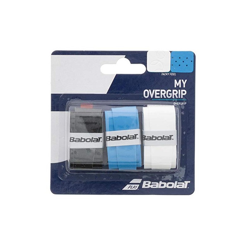Babolat, Highly Absorbent Tennis OverGrip, My OverGrip x3, White
