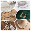 Catephe 1200 Pcs Open Jump Rings, Jump Rings for Jewelry