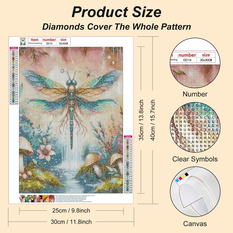 Acudotr Diamond Painting Adult Set, 5D Diamond Painting Kits Pictures