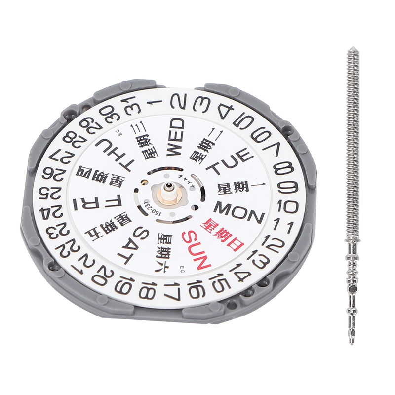 VJ33 Watch Movement Replacement Day Date Calendar Movement Watch Repair