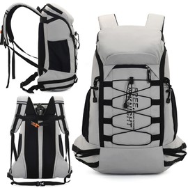 Bseash 40L Lightweight Waterproof Hiking Backpack with Rain Cover,Outdoor Sport Travel Daypack for Camping Climbing Skiing Cycling