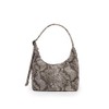 BAGGU Mini Nylon Shoulder Bag - Snakeskin