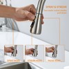Kitchen Faucet with Pull Down Sprayer, Brush Nickel Pull Out