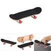 Milltrip Wooden Finger Skateboards, 1Pc Maple Wooden Alloy Fingerboard Finger