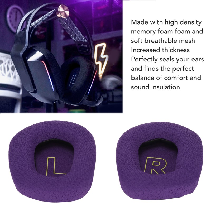 Ear Pads Professional Sound Insulation Headset Ear Cushion Replacement with
