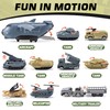 33 in 1 Military Vehicles Toy with Army Men Action