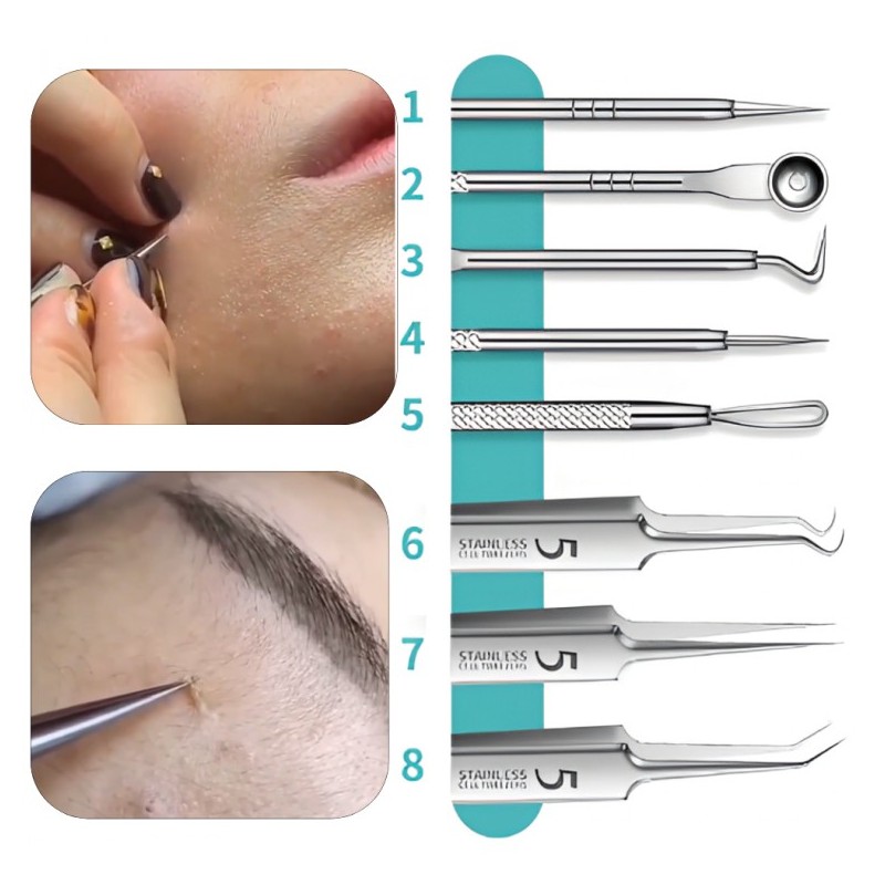 핑쇼30 Recommended 8-Piece Pore Management Cleaning Set for Popular Sebum