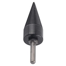 Splitting Wood Cone Drill Bit, Firewood Log Splitter Drill Bit Wood Splitter Screw Cones Log Wood Auger Splitter for Household Farm Camping(38mm / 1.5in)