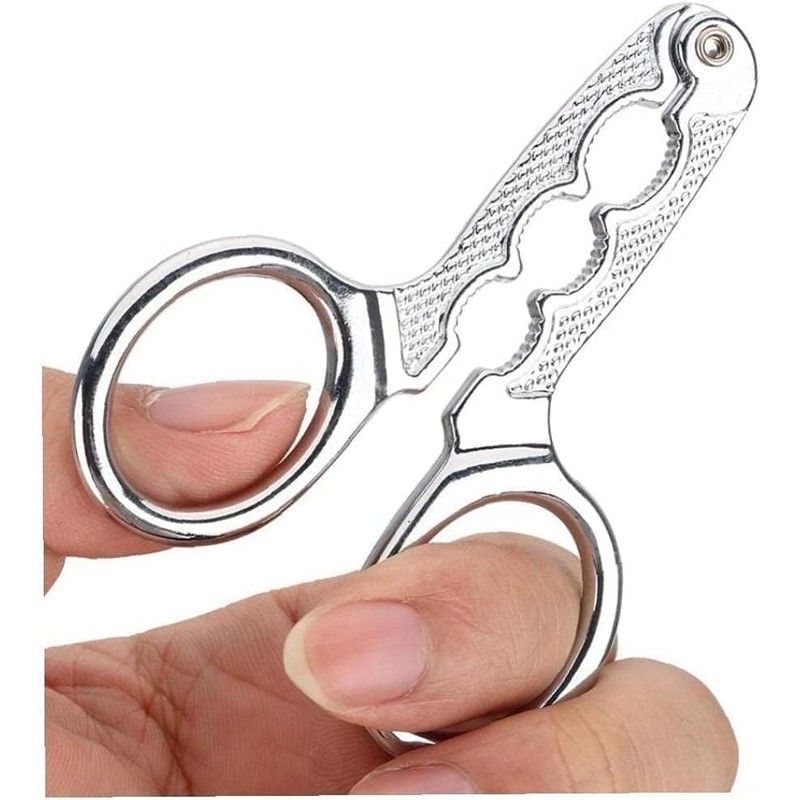 Silver Nuts Pistachio Sheller Opener Kitchen Tools Stainless Steel Nutcracker