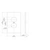 Leviton 1-Gang Duplex Wallplate, Oversized, Non-Magnetic Stainless Steel, 84103-40