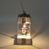 4.7inch Christmas Snowman Scene Hanging Lanterns Battery Operated Lighted Lamp