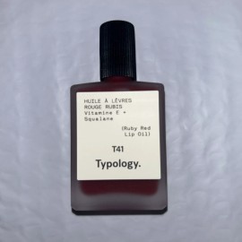 Typology T41 RUBY RED  Lip Oil Vitamin E + Squalane TYPOLOGY  0.50 fl oz New