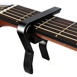 Guitar Capo, Quick Change Capo for Acoustic and Electric Guitar, Ukulele, Bass, Banjo, Mandolin，Single Handed Capo