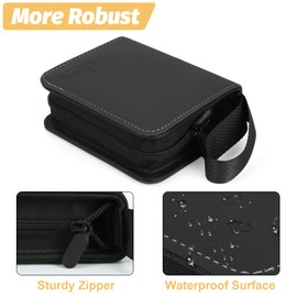 Foalgo Trading Card Binder, Card Collection Binder Album Folder with 80 Side Loading Pockets, 1 Pocket Trading Card Album Folder for TGC,MTG, Baseball Cards, Yugioh