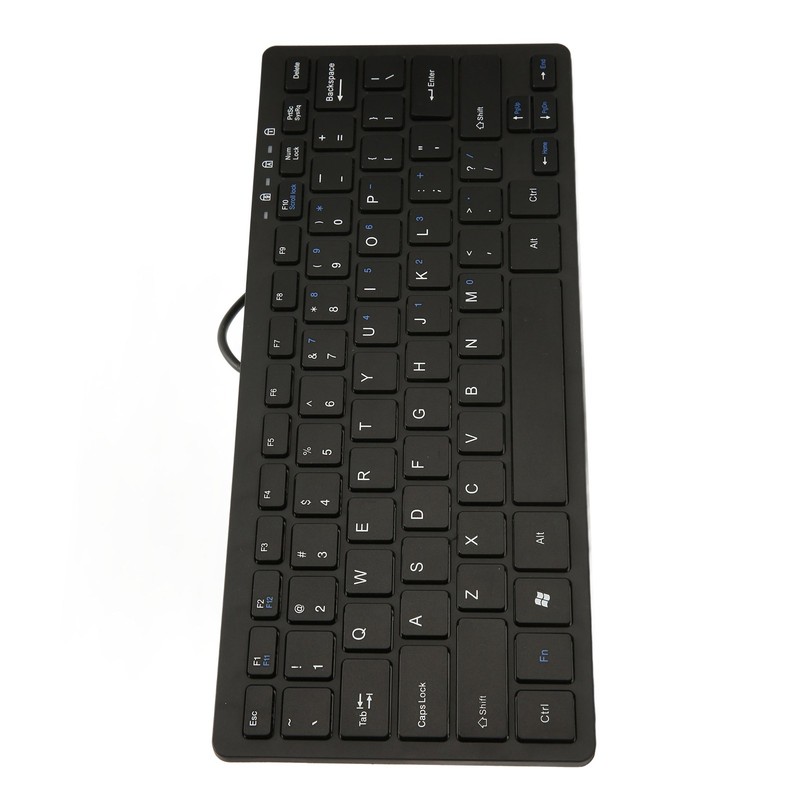 Mini Keyboard Mini Ultra Thin 78 Keys USB Wired Keyboard