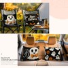 OBSEDE Fall Pillow Covers 18x18 Set of 4, Gentleman Ghost