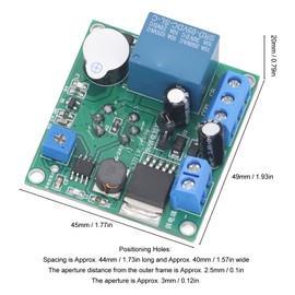 Smoke Alarm Module PVC Light Sound Alarm Detection Sensor Relay Module Switch Controller for Kitchen Hotel Warehouse DC5-30V
