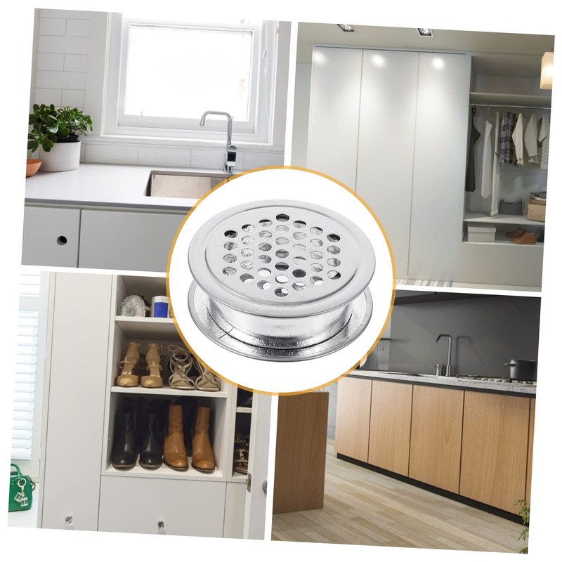 Tofficu 10pcs Stainless Steel Ventilation Louvers for Heat Emission Durable