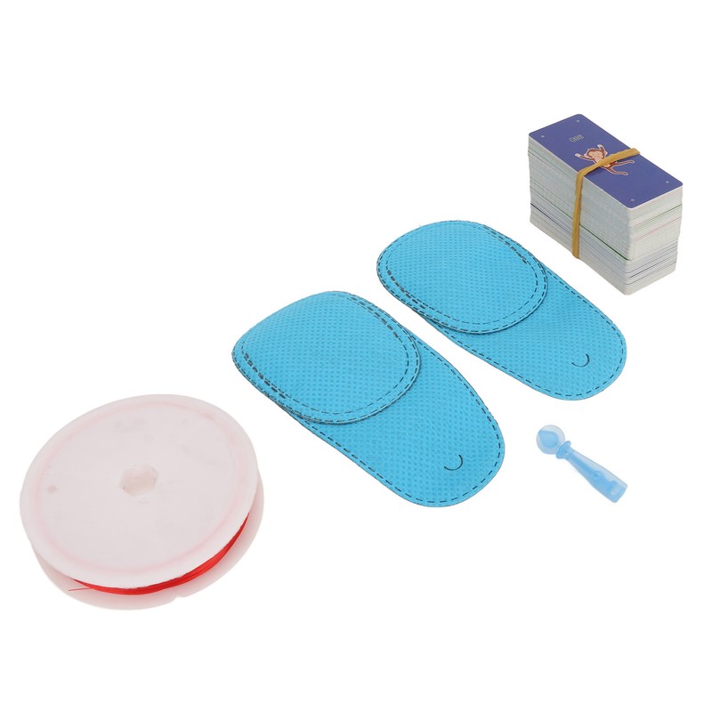 50pcs Amblyopia Training Card Waterproof 0.7mm Hole 4 Holes Strabismus
