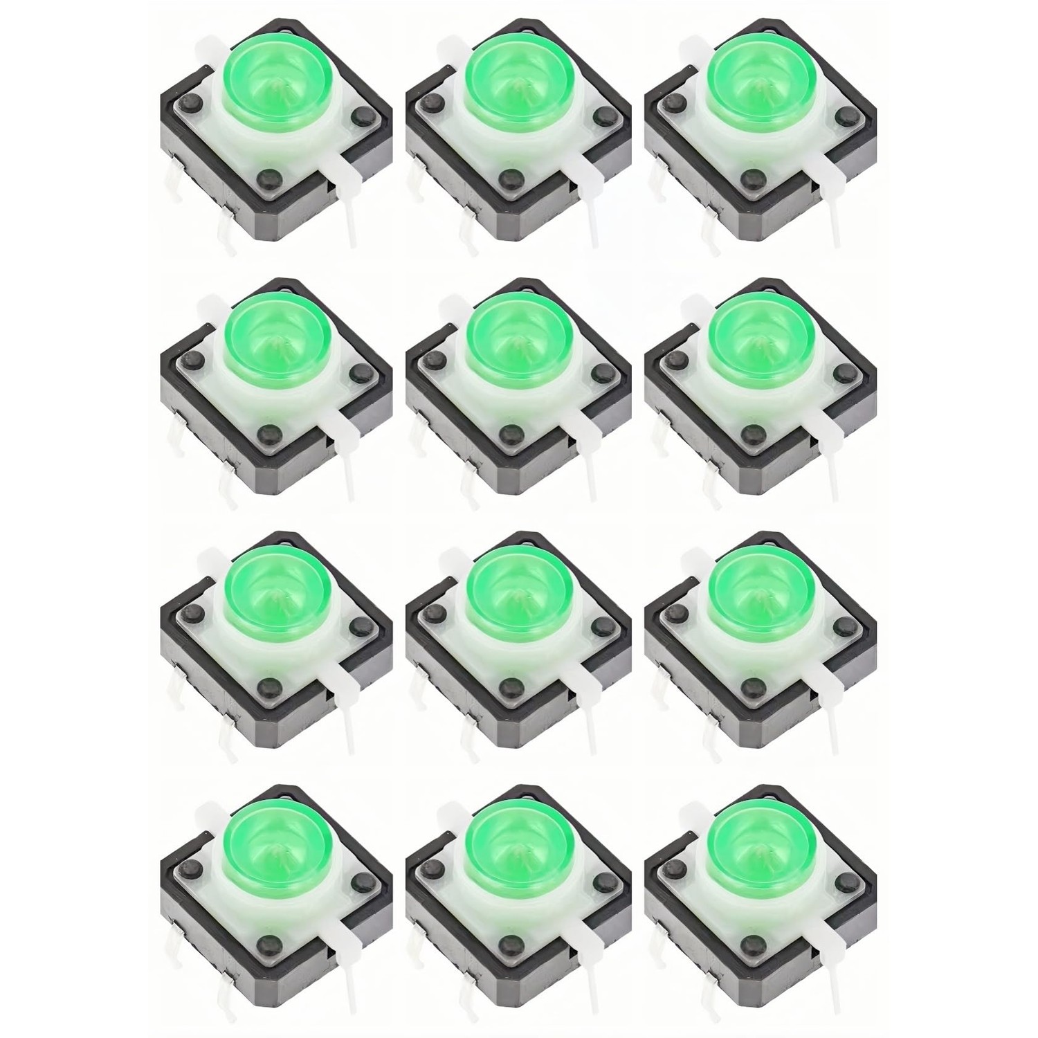3.3V 5V PCB Mount DIP Illuminated Momentary Tactile Push Button Switch ...