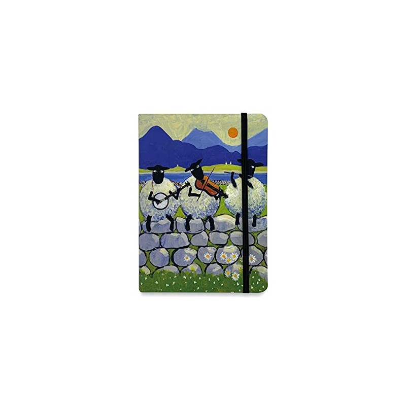 "Bl-ewe Grass" Flexible Pocket Notebook by Thomas Joseph - Funny