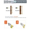 SORWDUERM Brushed Gold Cabinet Pulls 2 Pack 96MM Hole Center