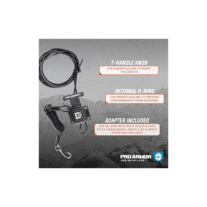 Pro Armor A040021 Pro Series Universal Kill Switch, Black