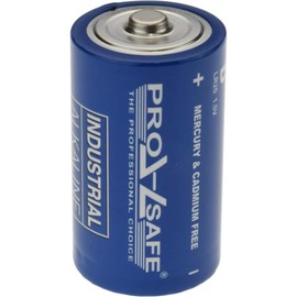 PRO-SAFE 72 Pack D Cell Industrial Alkaline Batteries