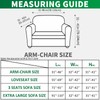 MAXIJIN Stretch Sofa Chair Slipcovers with Arms (31"-46 Washable Chair