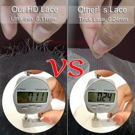 Topnormantic 5x5 HD Lace Closure Body Wave, Skinlike Undetectable Melted 5x5 Lace Closure Pre-Plucked with Baby Hair Brazilian Remy Human Hair Breathable 0.11mm Thin Invisible Swiss HD Closure 18 Inch