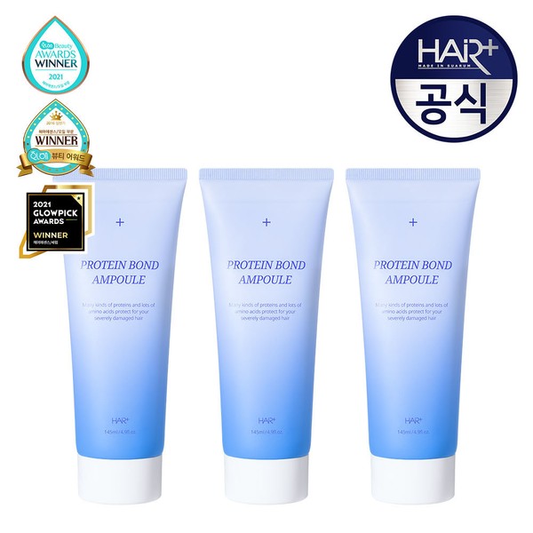 Hair Plus NEW Protein Bond Ampoule Essence 145ml 3pcs /