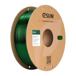 eSUN PETG Filament 1.75mm, 3D Printer Filament PETG, Dimensional Accuracy +/- 0.05mm, 1KG Spool (2.2 LBS) 3D Printing Filament for 3D Printers, Green