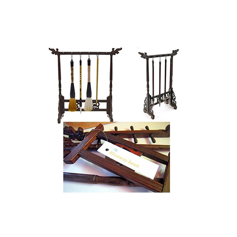 Shozan 12 Wooden Hanging Brush Stand, Display