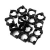 Fielect 100Pcs 18650 Lithium Battery Cell Holder, Plastic 18650 Cell