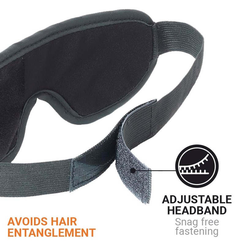 Go Travel Sleepy ZZZ's Luxury Eye Mask - Orange Ref