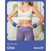 kure.fit Adjustable Wrist & Ankle Weights Set - 1lb Pairs