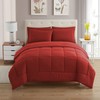 Sweet Home Collection 7 Piece Comforter Set Bag Solid Color