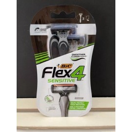 BIC New Bic Flex5 Flex4 3 Comfort Hybrid Sensitive Men RAZORS • You Choose • - Bic Flex4 Sensitive (4 Blade) 3ct