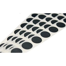 My Scratch Offs 0.50 Inch Silver Round Scratch Off Sticker Labels - 100 Pack