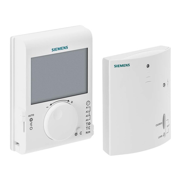 Siemens - RDJ100RF/SET - Room Thermostat Radio Frequency Set with 24-Hour time Switch (Transmitter and Receiver)