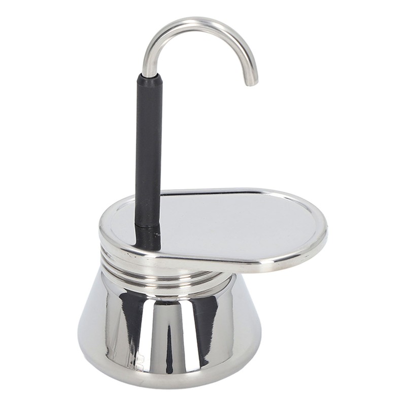 Single Spout Mocha Pot Stainless Steel Lightweight Italian Coffee Maker