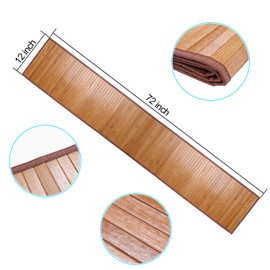 Bamboo Table Runners for Dining Table, Table Runners 72 Inches Long, Bamboo Table Runners for Kitchen Table, Farmhouse Style Kitchen Table Runner (Original)