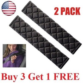 Unbranded 2Pcs Car Safety Seat Belt Shoulder Pad Cover Strap Cushion Backpack Protector