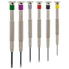 Screwdriver Set, Slotted 6 In Pouch