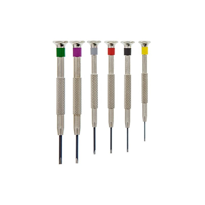 Screwdriver Set, Slotted 6 In Pouch