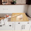YYRZZ Reversible Pastry Board,19.68" x 16.14" Reversible Bamboo Pastry Board