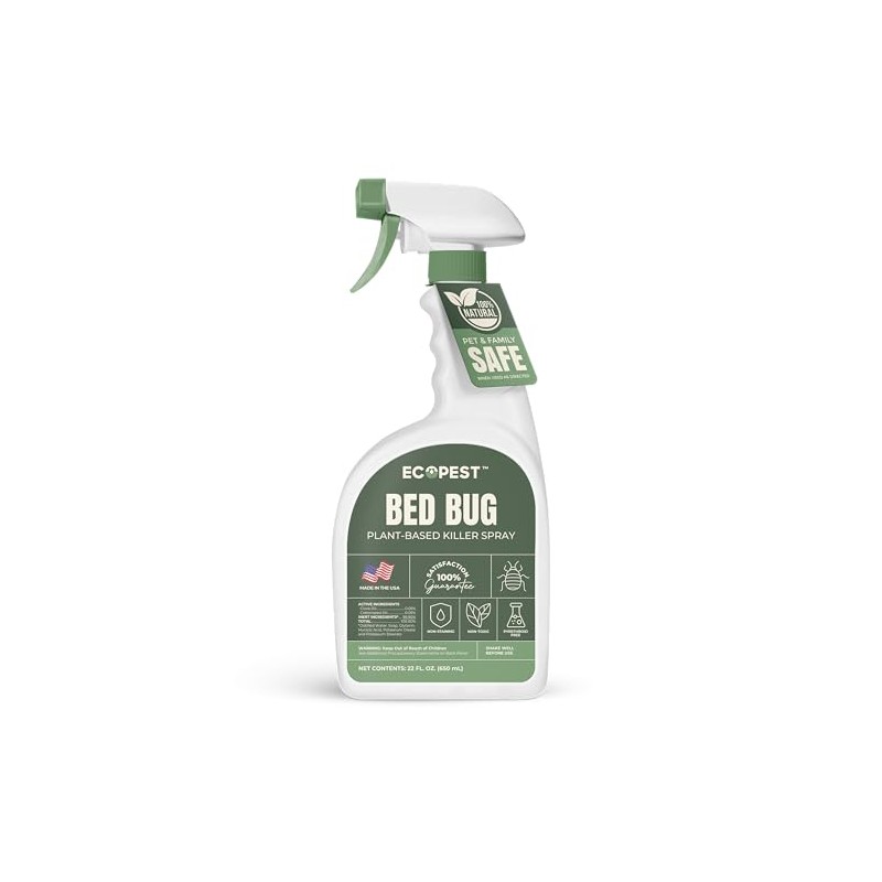 Bed Bug Spray – Natural, Plant-Based Killer for Bed Bugs,