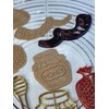 Premium Quality Set of 7 Rosh Ha-Shanah Cookie Cutters &