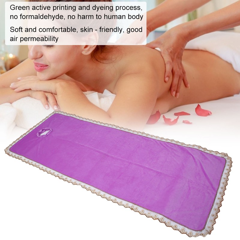 Professional Spa Massage Table Cover Sheet Massage Bed Coverlet with