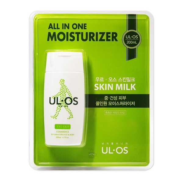 ULOS all-in-one skin milk for men, dry skin, skin lotion for combination skin 200ml 1, medium dry skin
